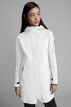 Chamarras Canada Goose Mujer Outlet - Salida Chubasquero Blancos RT7164509